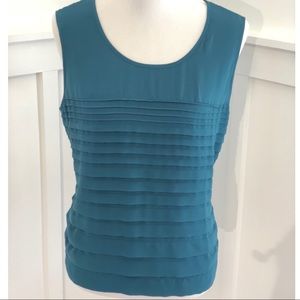Coldwater Creek Turquoise/Teal Sleeveless Top